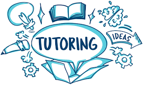  Image says Tutoring inside a speaking bubble